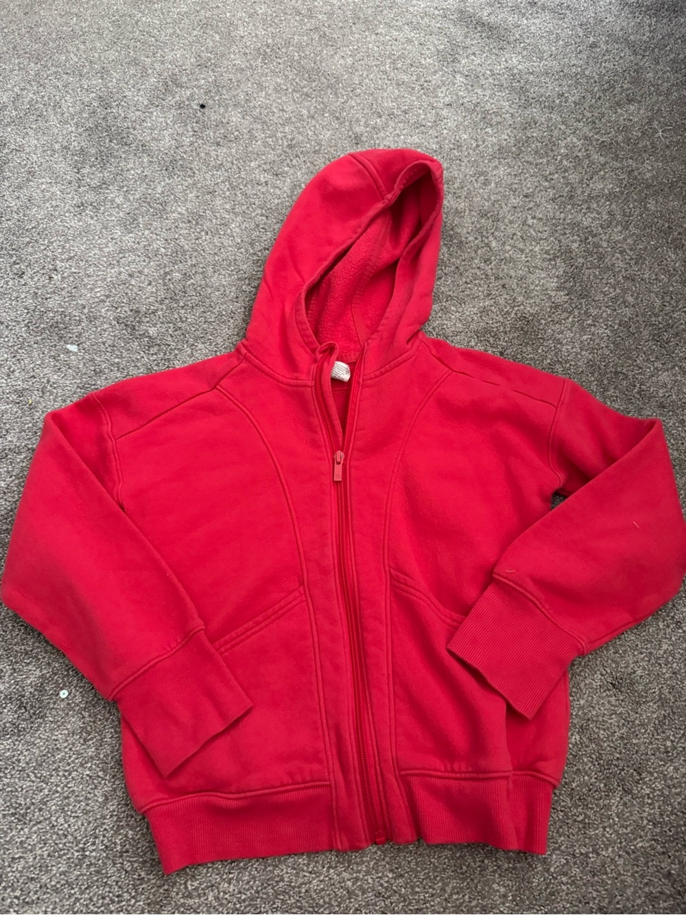 All In Motion Red Zip-Up Hoodie Sz M(8)